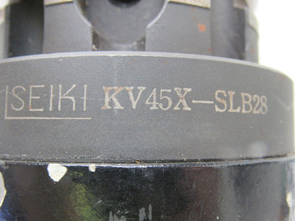 Seiki KV45X-SLB28 90° Live Lathe Toolholder CNC  KV45 Holds a 1-1/16" Tool Keye