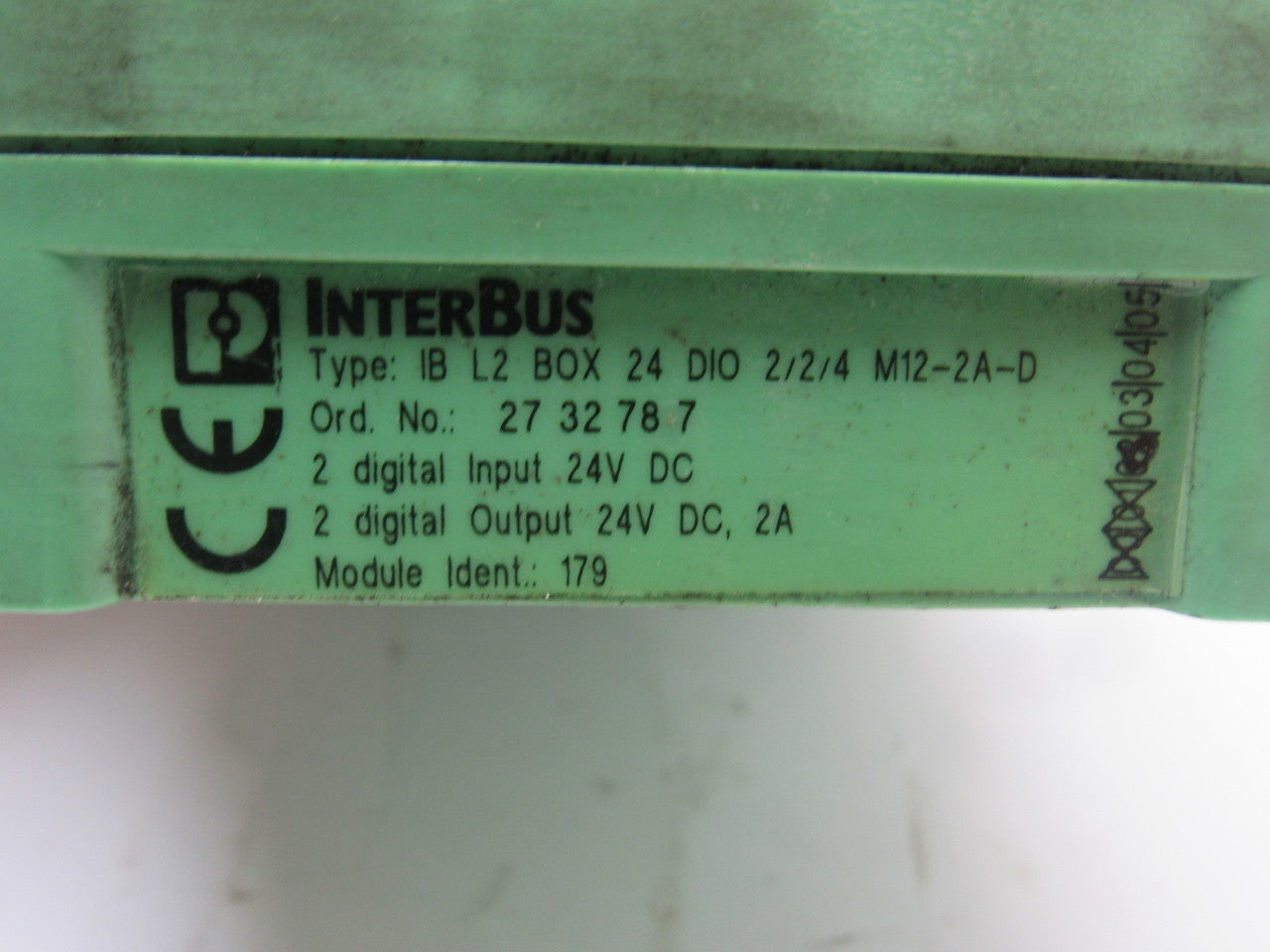 Phoenix Contact IB L2 BOX 24 DIO 2/2/4 M12-2A 2732787 Interbus I/O Module