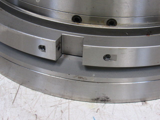MMK Seiki EA8-10-78 10 3 Jaw CNC Lathe Hydraulic Chuck 64mm Bore Thru-Hole"