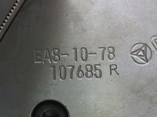 MMK Seiki EA8-10-78 10 3 Jaw CNC Lathe Hydraulic Chuck 64mm Bore Thru-Hole"
