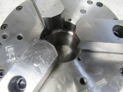 MMK Seiki EA8-10-78 10 3 Jaw CNC Lathe Hydraulic Chuck 64mm Bore Thru-Hole"