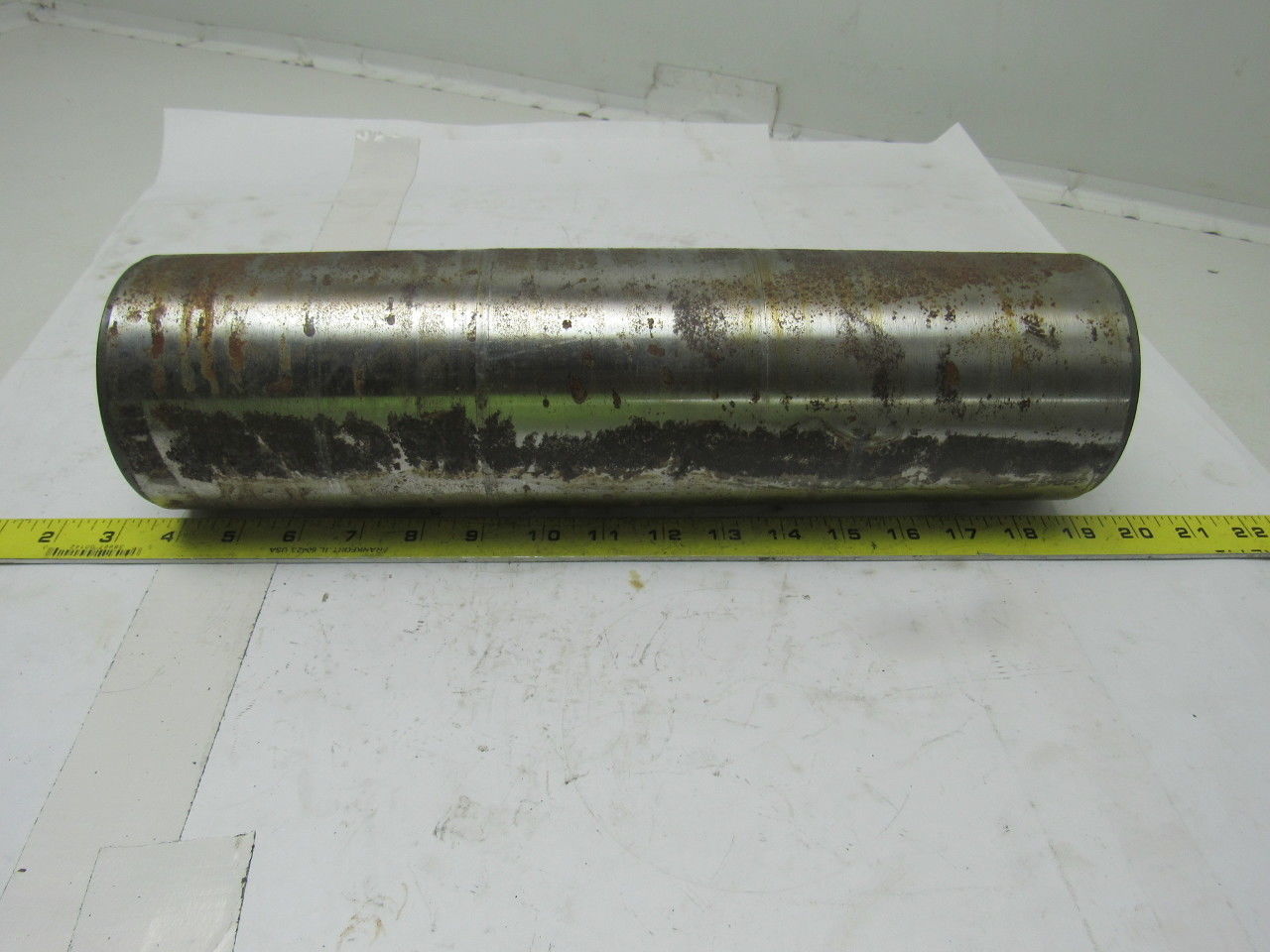 Conveyor Pulley Drum Roller Crowned 16"BFx4-1/8"Dia. Steel 1-1/16" Hollow Hex