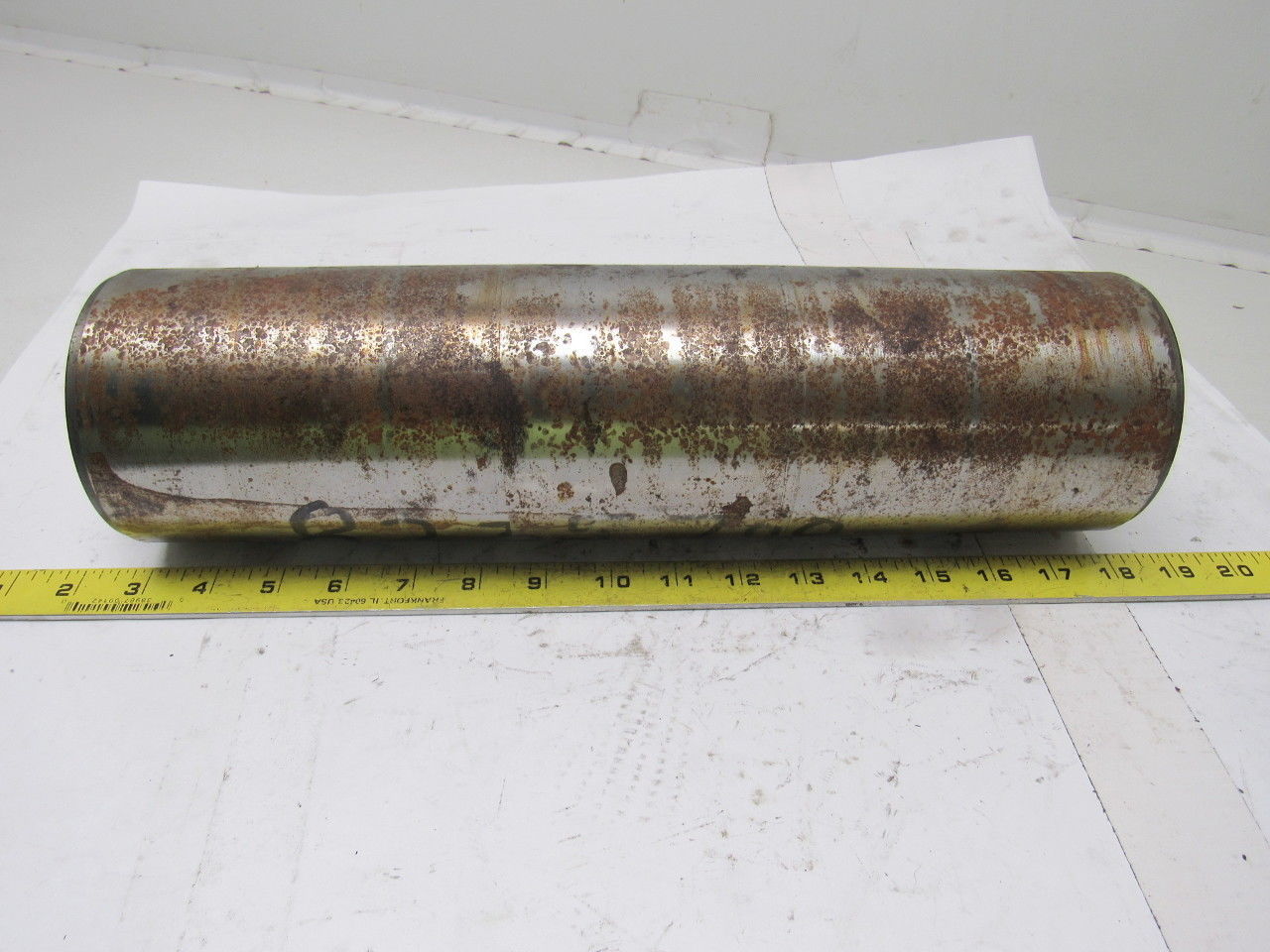 Conveyor Pulley Drum Roller Crowned 16"BFx4-1/8"Dia. Steel 1-1/16" Hollow Hex