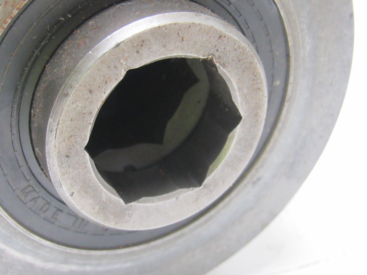 Conveyor Pulley Drum Roller Crowned 16"BFx4-1/8"Dia. Steel 1-1/16" Hollow Hex