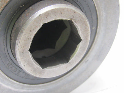 Conveyor Pulley Drum Roller Crowned 16"BFx4-1/8"Dia. Steel 1-1/16" Hollow Hex