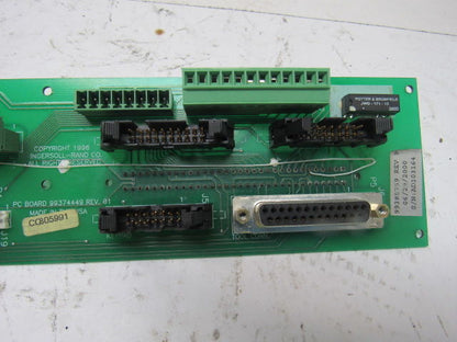 Ingersoll Rand 99374449 Rev.01 99385759 Rev.9 PC Circuit Board For Slot Rack