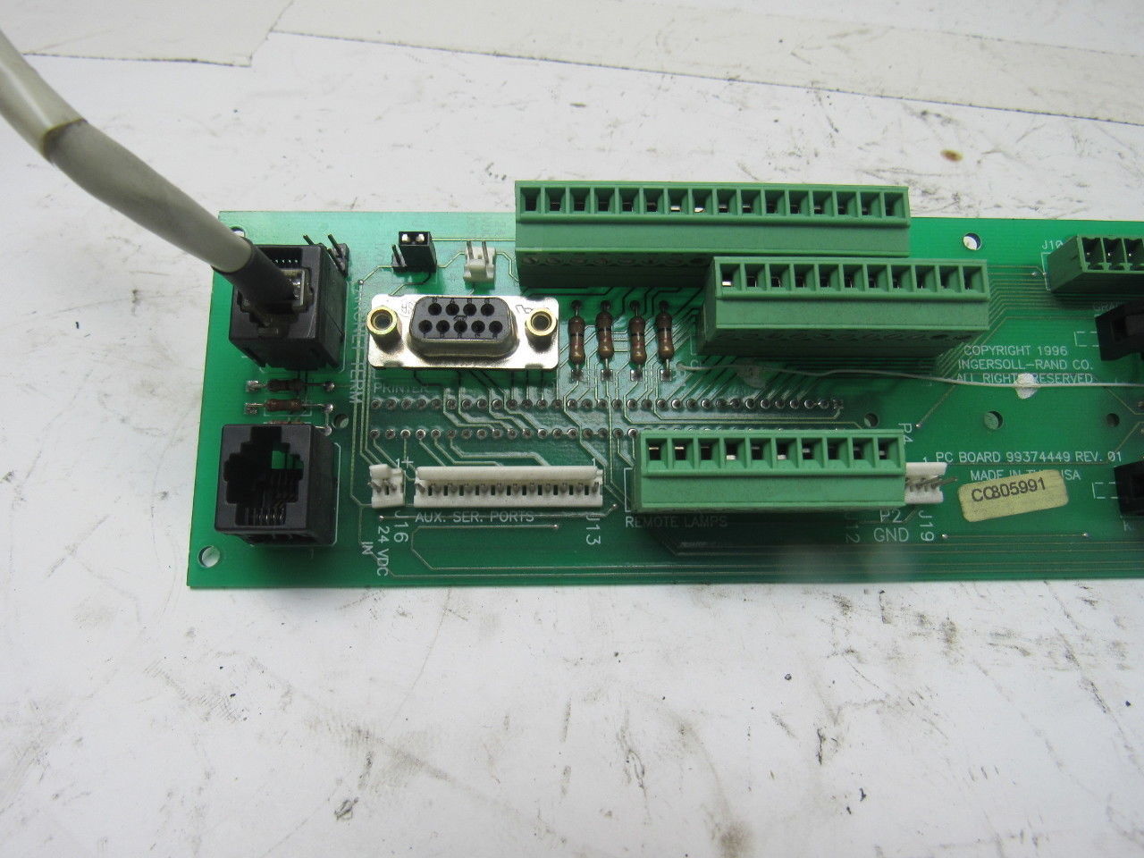 Ingersoll Rand 99374449 Rev.01 99385759 Rev.9 PC Circuit Board For Slot Rack