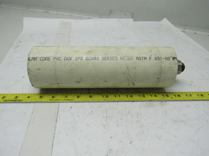 Conveyor Side Guide Roller 11"L x 3-1/2" Dia PVC Plastic