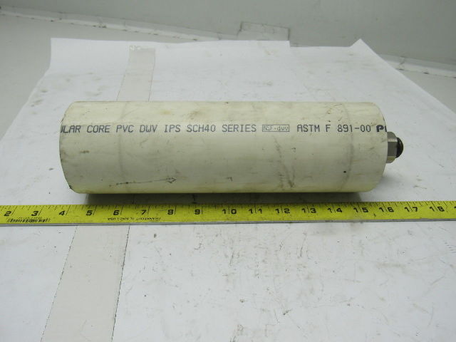 Conveyor Side Guide Roller 11"L x 3-1/2" Dia PVC Plastic