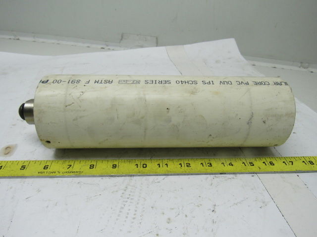 Conveyor Side Guide Roller 11"L x 3-1/2" Dia PVC Plastic