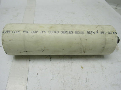Conveyor Side Guide Roller 11"L x 3-1/2" Dia PVC Plastic