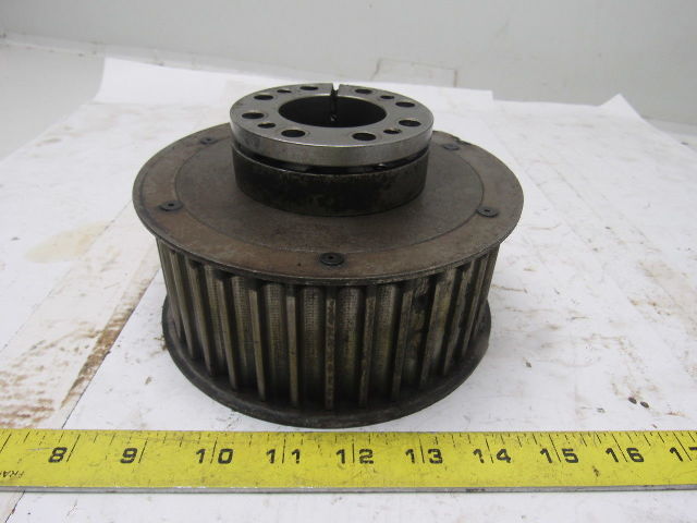 Timing Belt Pulley 14mm Pitch 45 Teeth 6-1/8" OD 60mm Bore 2.5" Wide