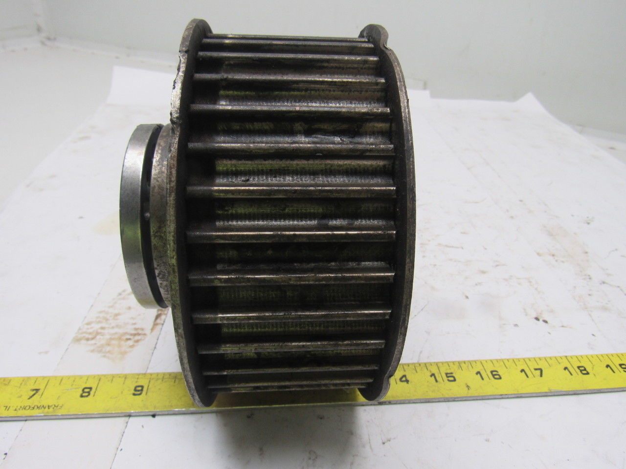 Timing Belt Pulley 14mm Pitch 45 Teeth 6-1/8" OD 60mm Bore 2.5" Wide