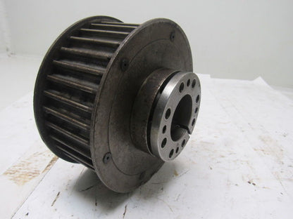 Timing Belt Pulley 14mm Pitch 45 Teeth 6-1/8" OD 60mm Bore 2.5" Wide