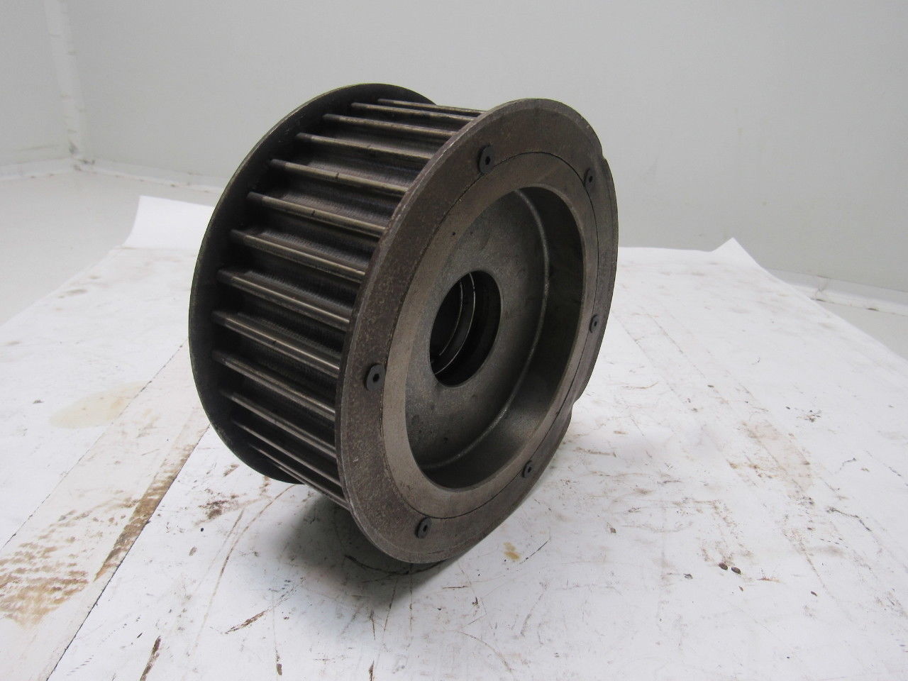 Timing Belt Pulley 14mm Pitch 45 Teeth 6-1/8" OD 60mm Bore 2.5" Wide