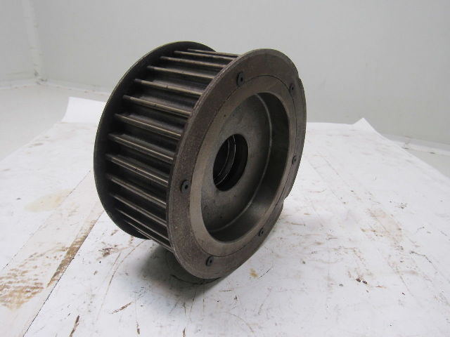 Timing Belt Pulley 14mm Pitch 45 Teeth 6-1/8" OD 60mm Bore 2.5" Wide