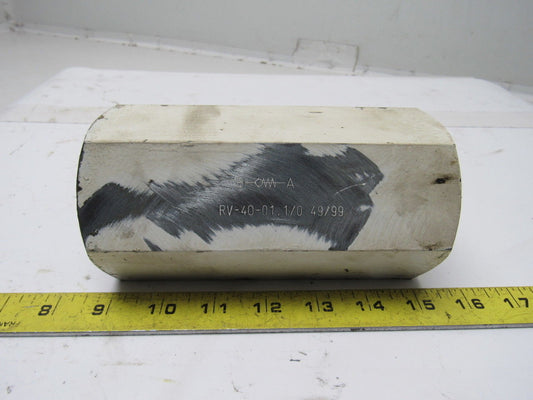 Flutec RV-40-01.1/0 Size 40 Hydraulic Check Valve 5000PSI
