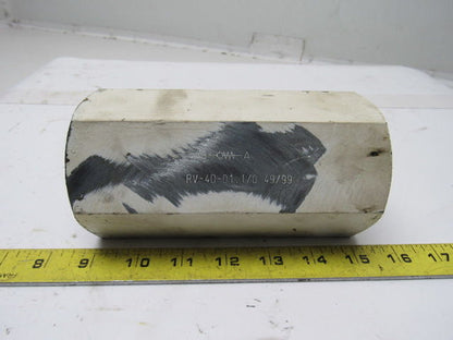Flutec RV-40-01.1/0 Size 40 Hydraulic Check Valve 5000PSI