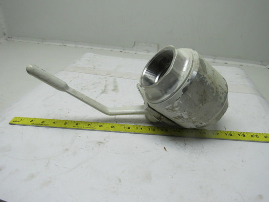 DMIC BVAL-2500B-4321LH/HS 2-1/2" Low Pressure Ball Valve 400PSI BSPP Thread