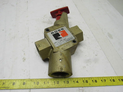 ROSS D1523C7012 Air Dump Valve Lockout  1-1/4" NPT 0-20 Bar