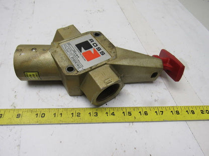 ROSS D1523C7012 Air Dump Valve Lockout  1-1/4" NPT 0-20 Bar