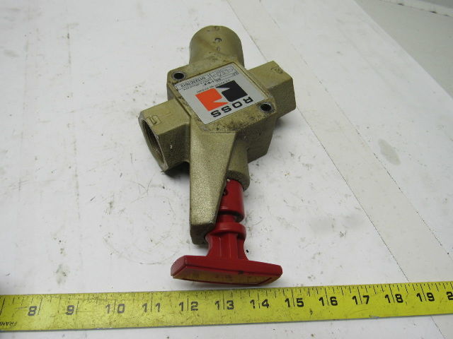 ROSS D1523C7012 Air Dump Valve Lockout  1-1/4" NPT 0-20 Bar
