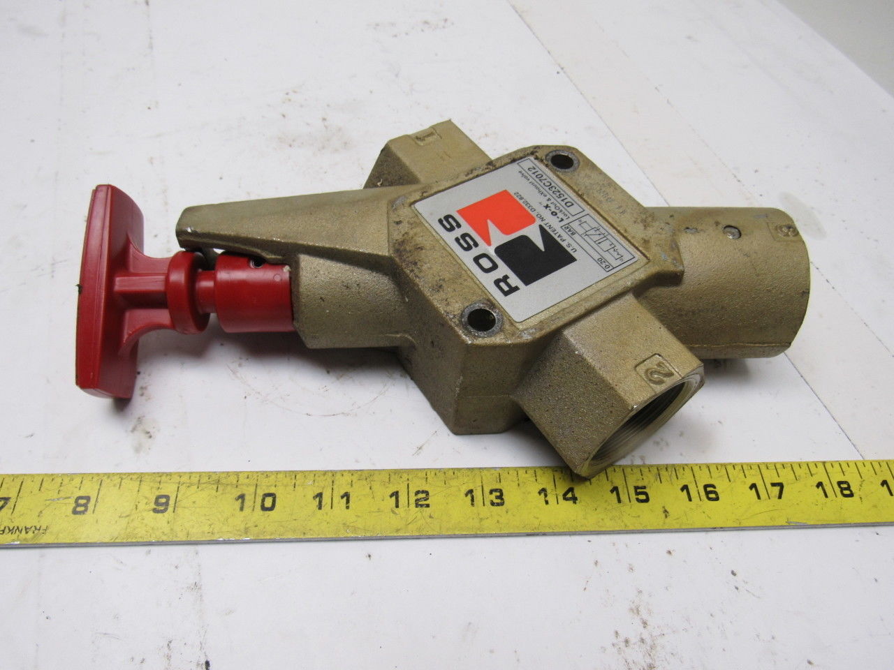 ROSS D1523C7012 Air Dump Valve Lockout  1-1/4" NPT 0-20 Bar