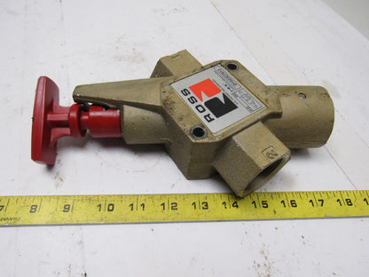 ROSS D1523C7012 Air Dump Valve Lockout  1-1/4" NPT 0-20 Bar