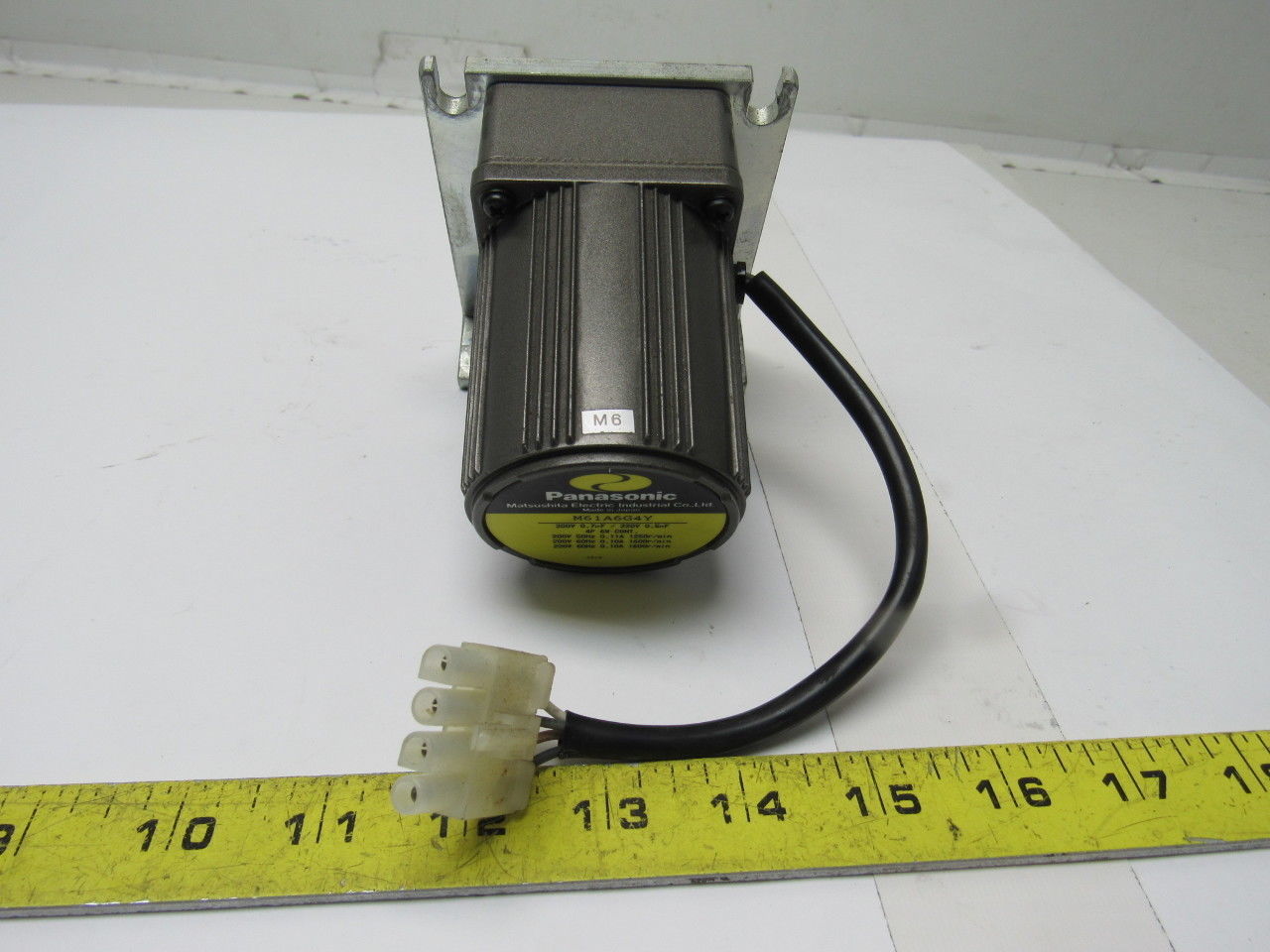 Panasonic M6GA18B_M61A6G4Y 200V 0.7 µF 4P 6W  Continuous Operation Gear Motor