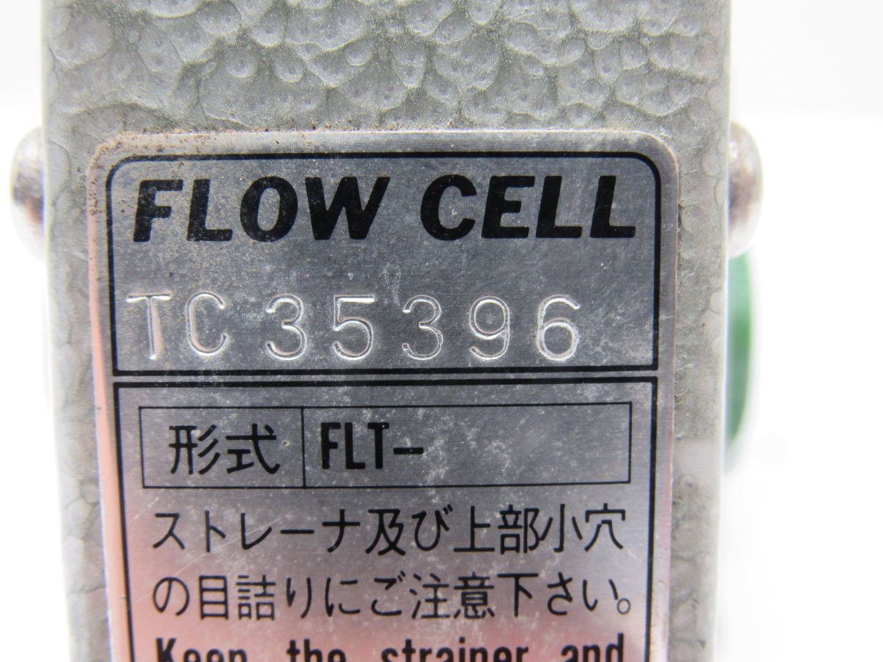 Flow Cell TC35396 196 kPa(2kgf/cm ²G) 20°C L/Min Chemical Flow Meter 20-100