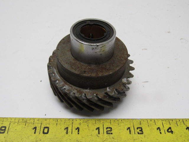 KHK SN2-26L 73.54 Pitch Left Hand Helical Screw Gear On 20 mm Linear Hub