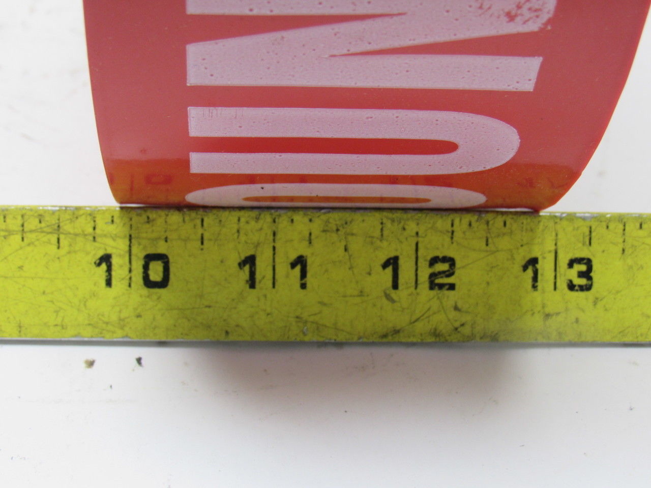 Barricade Tape "Electrical Boundary" 3"x 1000' White on Red Lot of 2