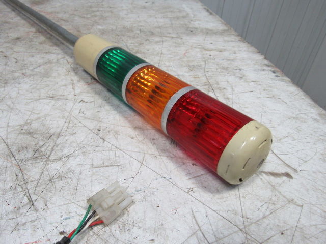 Arrow Electronics AT-24 24V AC/DC 5W 3 Tier Light Sign Tower 51" OAL Lot Of 2