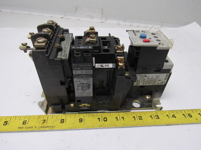 A-B Allen Bradley 509-AOD-A1E Ser B Size 0 Motor Starter Contactor 120V Coil