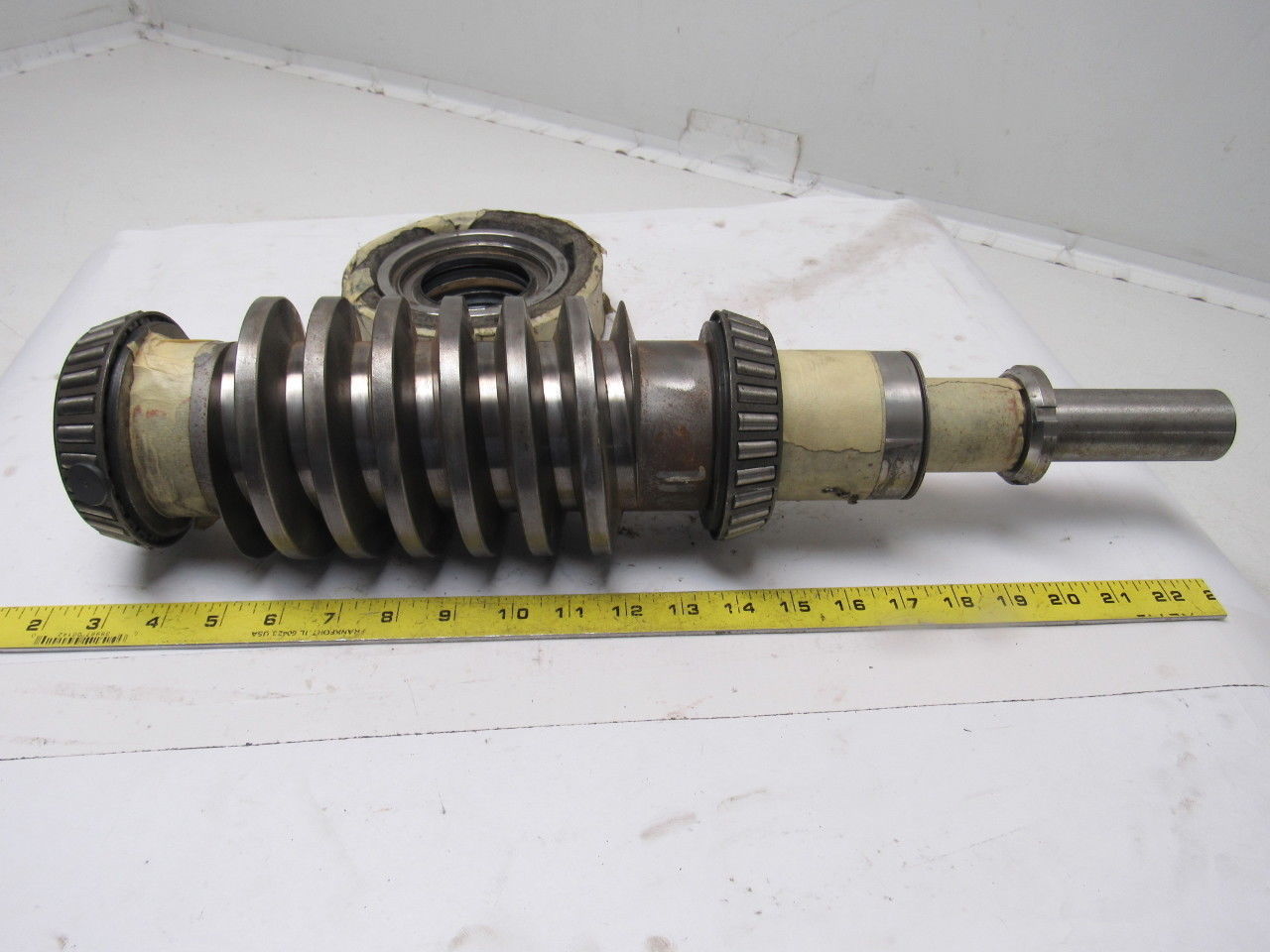 Koike Aronson 9944-8337-11 GE1200 Gearbox Sub Ass'y 1 THD Right Hand Worm Shaft