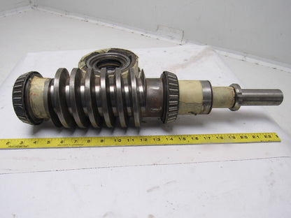 Koike Aronson 9944-8337-11 GE1200 Gearbox Sub Ass'y 1 THD Right Hand Worm Shaft