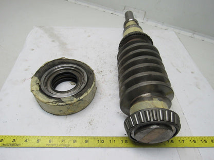 Koike Aronson 9944-8337-11 GE1200 Gearbox Sub Ass'y 1 THD Right Hand Worm Shaft