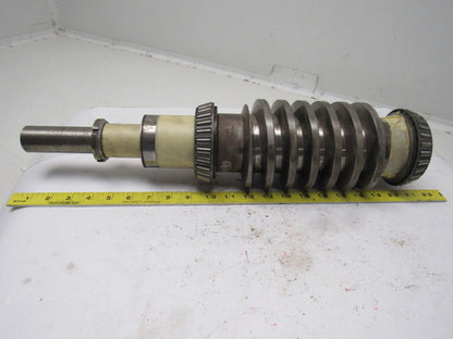 Koike Aronson 9944-8337-11 GE1200 Gearbox Sub Ass'y 1 THD Right Hand Worm Shaft