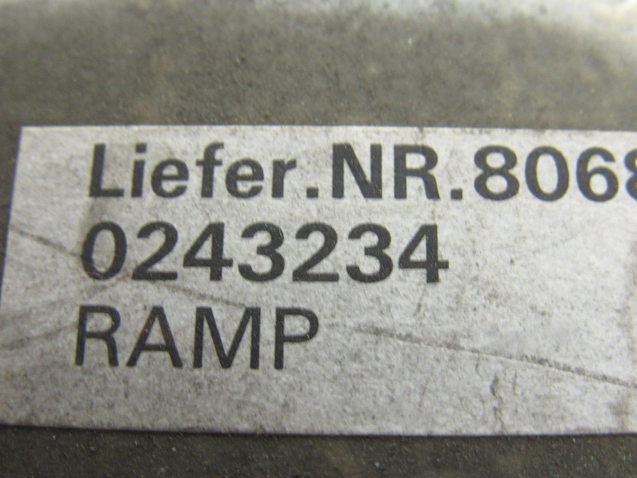 Trumpf 0243234 TC 500R-1300 CNC Punch Press Slug Scrap Ramp OEM
