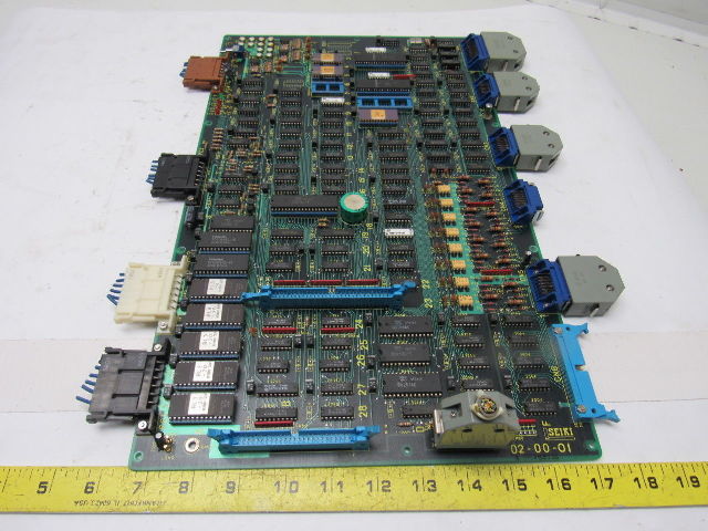 Hitachi Seiki 02-00-01 TR-6.10 PC Card For Control Gear 220/220V 50/60Hz 1Ph 2Kv