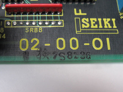 Hitachi Seiki 02-00-01 TR-6.10 PC Card For Control Gear 220/220V 50/60Hz 1Ph 2Kv