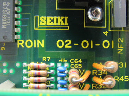 Seiki ROIN 02-01-01  SMCN-2B SLVSTD M162.S V2.4 CNC Control Circuit Board