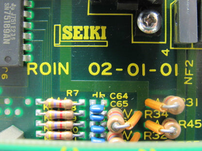 Seiki ROIN 02-01-01  SMCN-2B SLVSTD M162.S V2.4 CNC Control Circuit Board