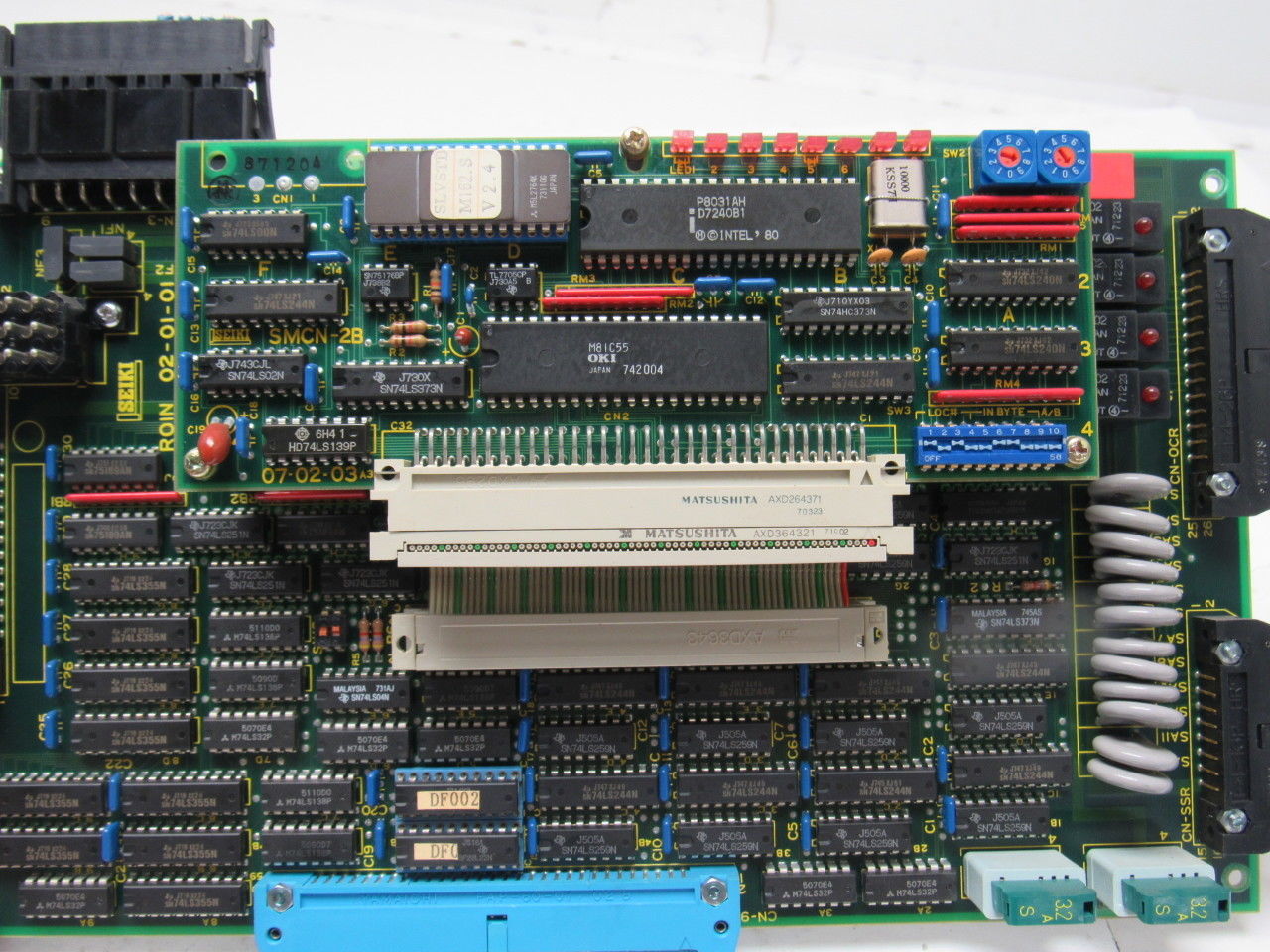 Seiki ROIN 02-01-01  SMCN-2B SLVSTD M162.S V2.4 CNC Control Circuit Board