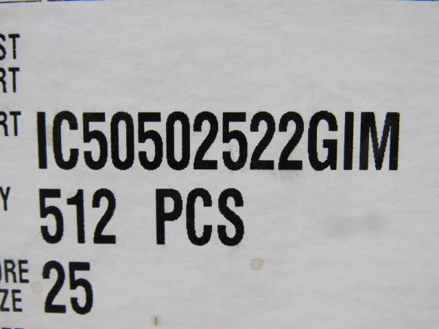 Selee IC50502522GIM  Iron/Steel Ceramic Foundry Filter 50x50x22mm Box of 512