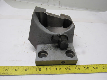 1574-440-204-0 CNC Lathe Tooling Holder 2" Wide Angled Block 20mm Wide Alignment