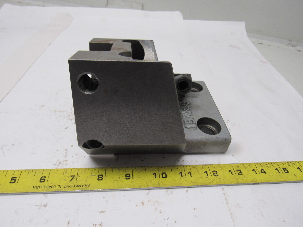 1574-440-204-0 CNC Lathe Tooling Holder 2" Wide Angled Block 20mm Wide Alignment