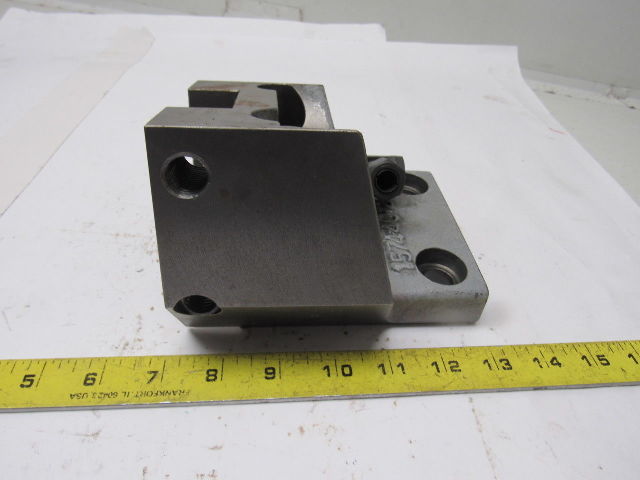 1574-440-204-0 CNC Lathe Tooling Holder 2" Wide Angled Block 20mm Wide Alignment