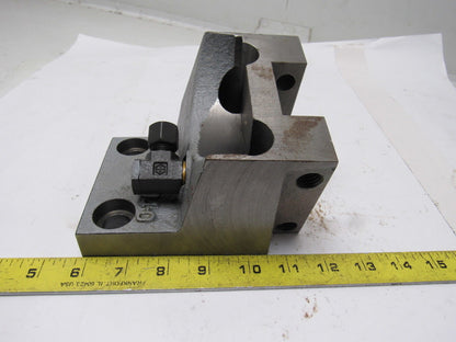1574-440-204-0 CNC Lathe Tooling Holder 2" Wide Angled Block 20mm Wide Alignment
