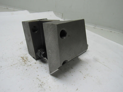 1574-440-204-0 CNC Lathe Tooling Holder 2" Wide Angled Block 20mm Wide Alignment